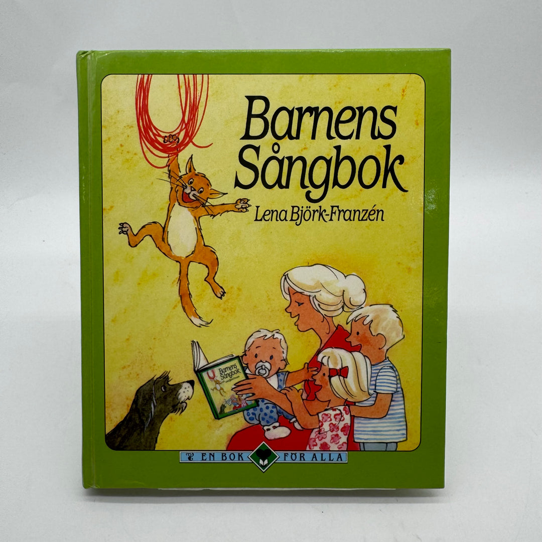 Barnens Sångbok klassisk illustrerad barnbok retro
