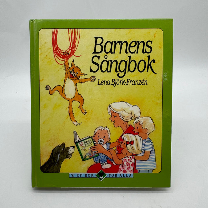 Barnens Sångbok klassisk illustrerad barnbok retro