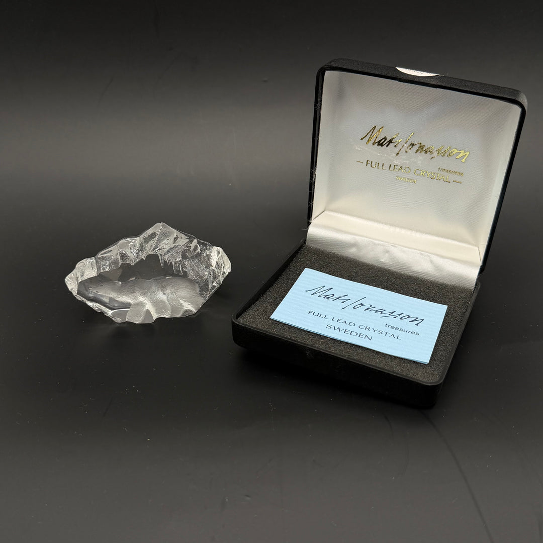 Unik kristallbjörn av Mats Jonasson Målerås