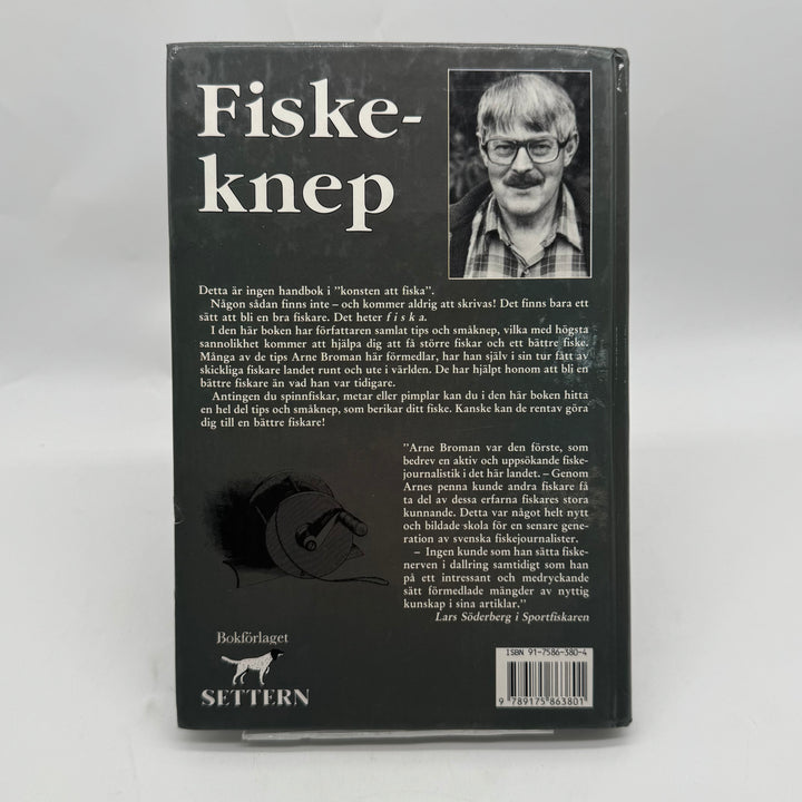 Fiskeknep bok Arne Broman retro sportfiske