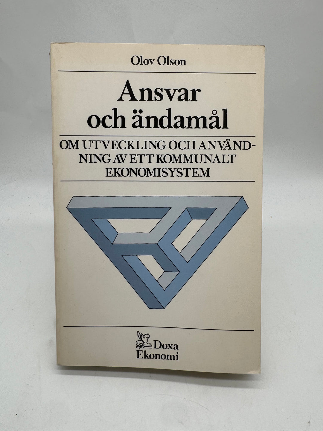 Ansvar och ändamål bok kommunal ekonomi retro
