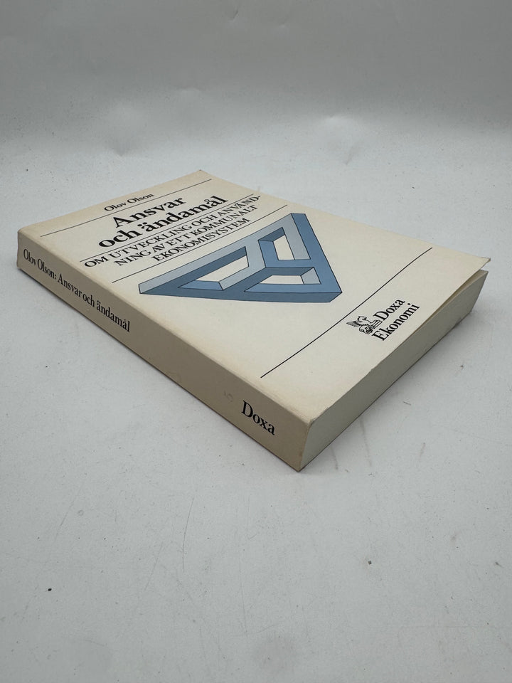 Ansvar och ändamål bok kommunal ekonomi retro