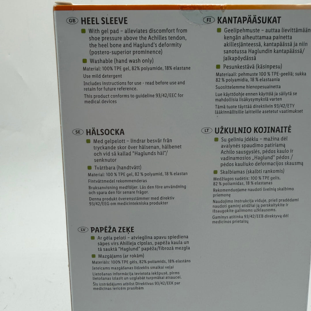 Sensiplast Hälsosocka med Gelplatta L-XL