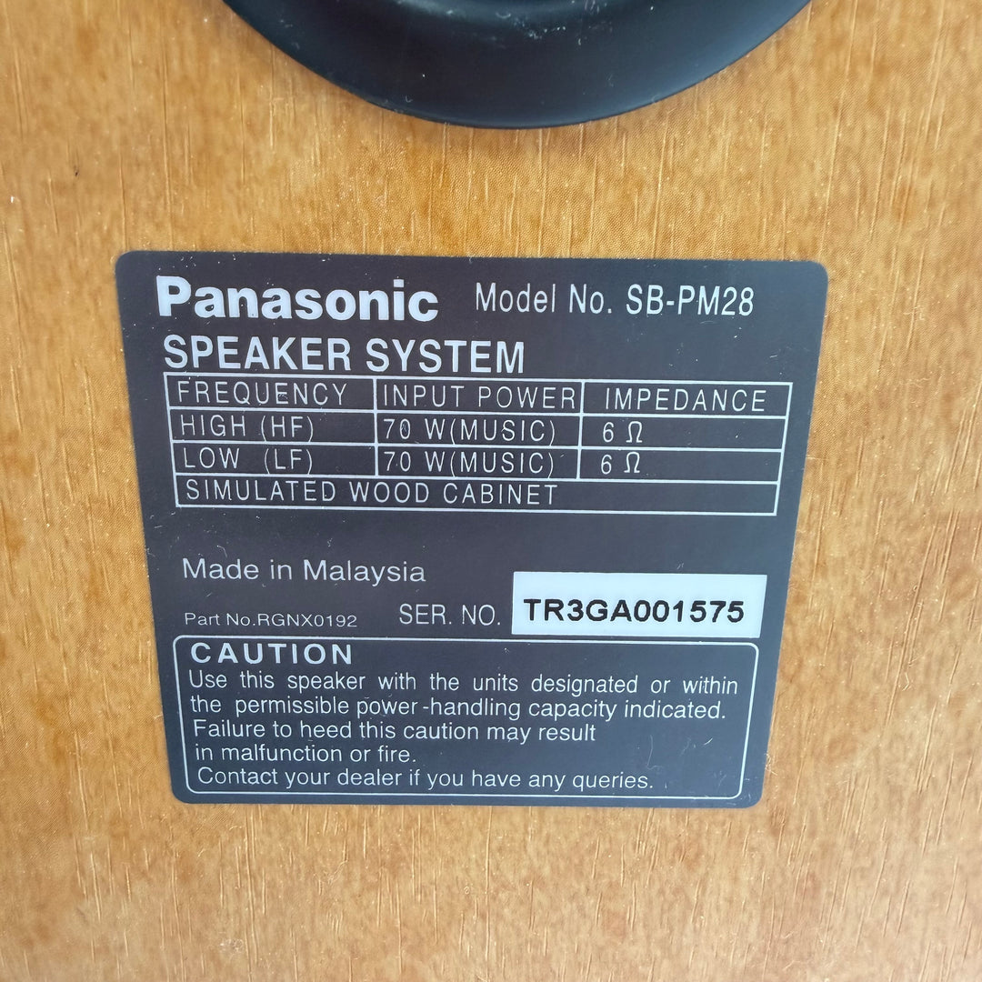 Panasonic silver mikrostereo med retrodesign