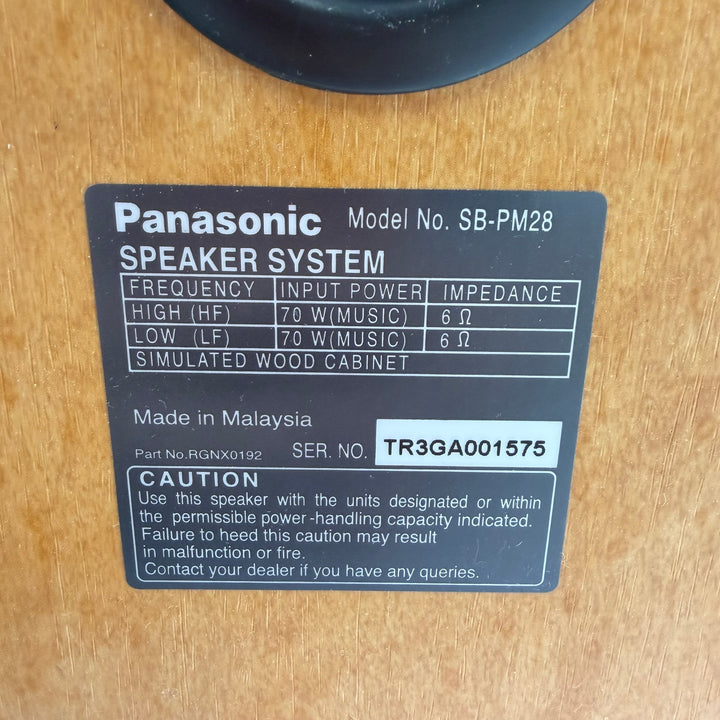 Panasonic silver mikrostereo med retrodesign
