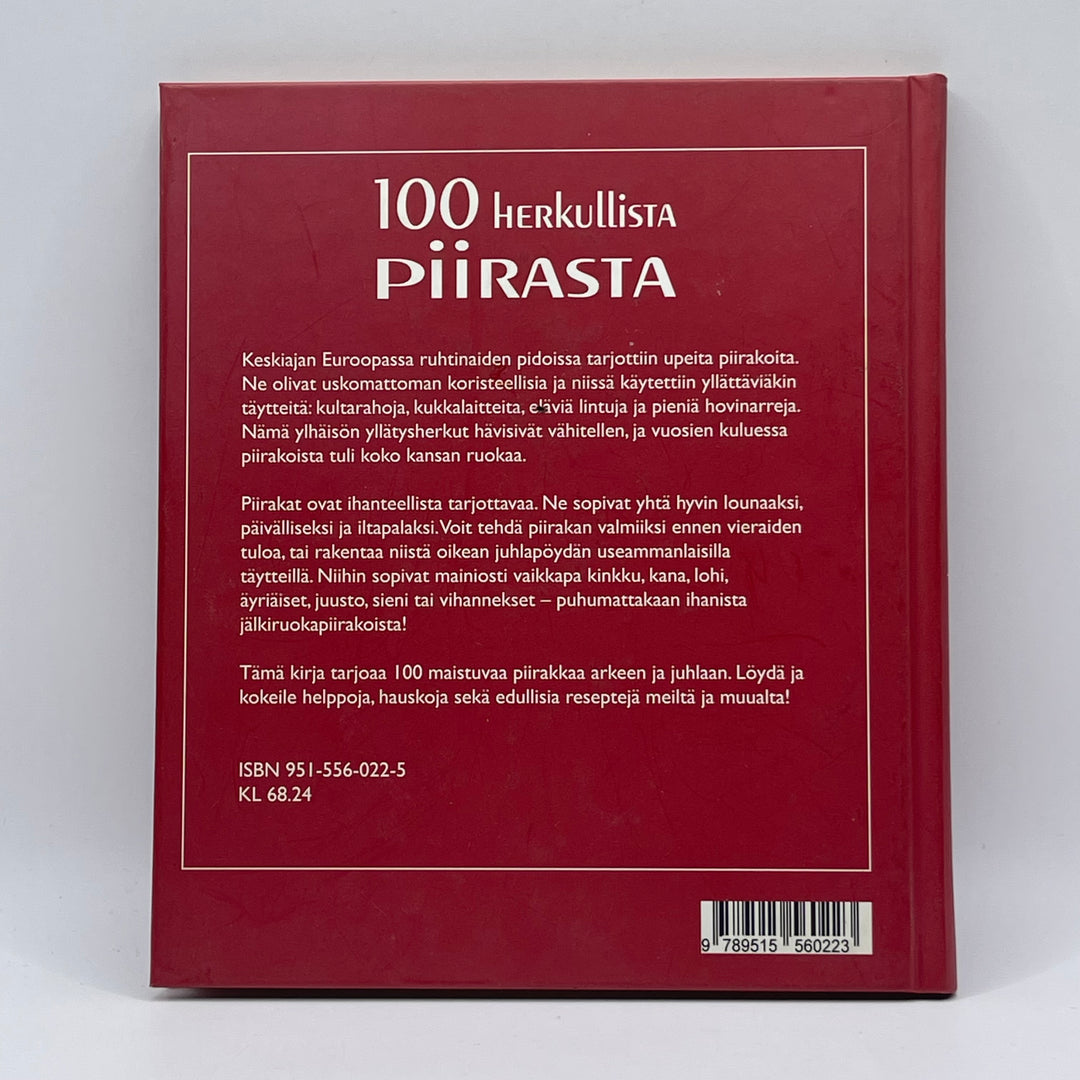 Kokboken 100 Herkullista Piirasta i mycket gott skick