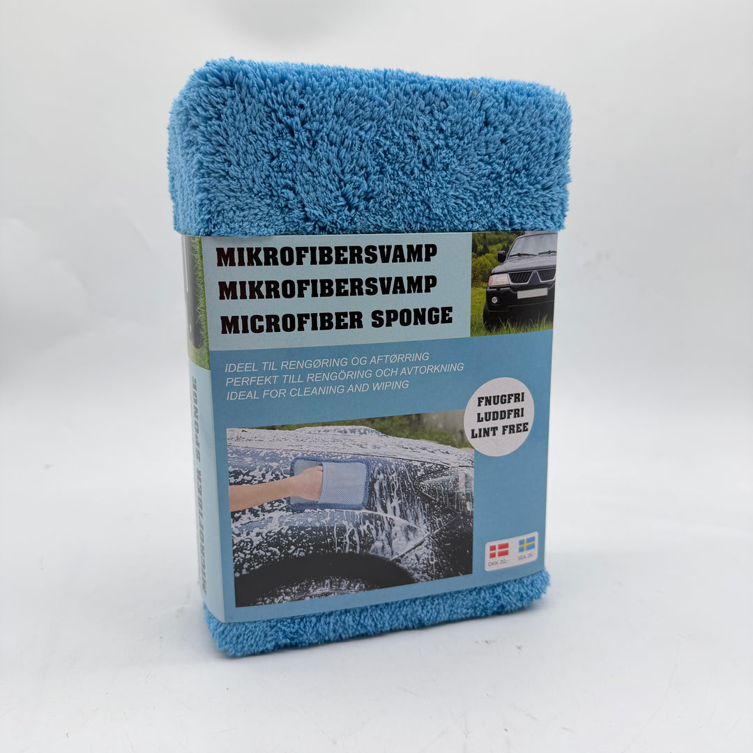 Effektiv mikrofibersvamp för rengöring