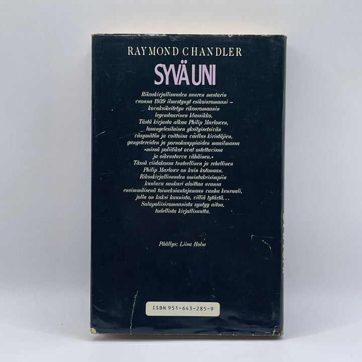 Syvä uni kirja klassisk deckare av Raymond Chandler