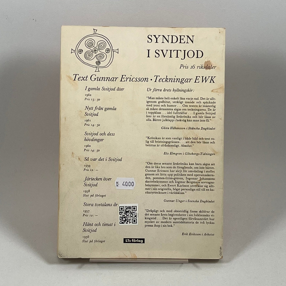 Häpnadsväckande bok - Synden i Svitiöd - Homy Secondhand Online