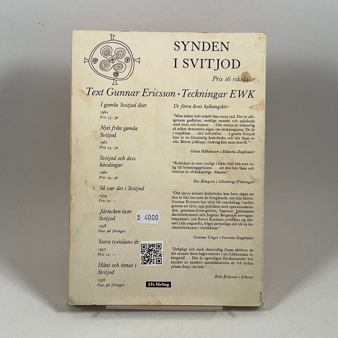 Häpnadsväckande bok - Synden i Svitiöd - Homy Secondhand Online