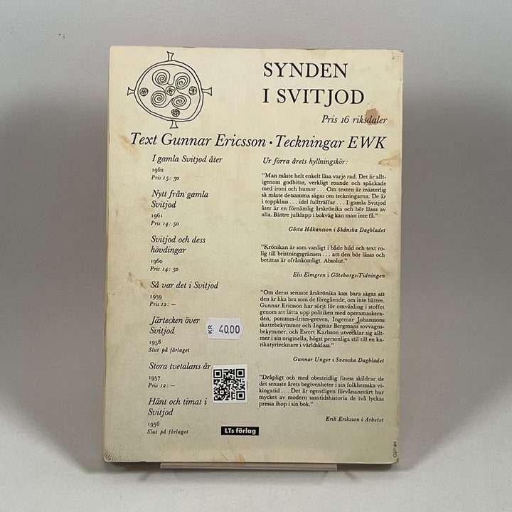 Häpnadsväckande bok - Synden i Svitiöd - Homy Secondhand Online