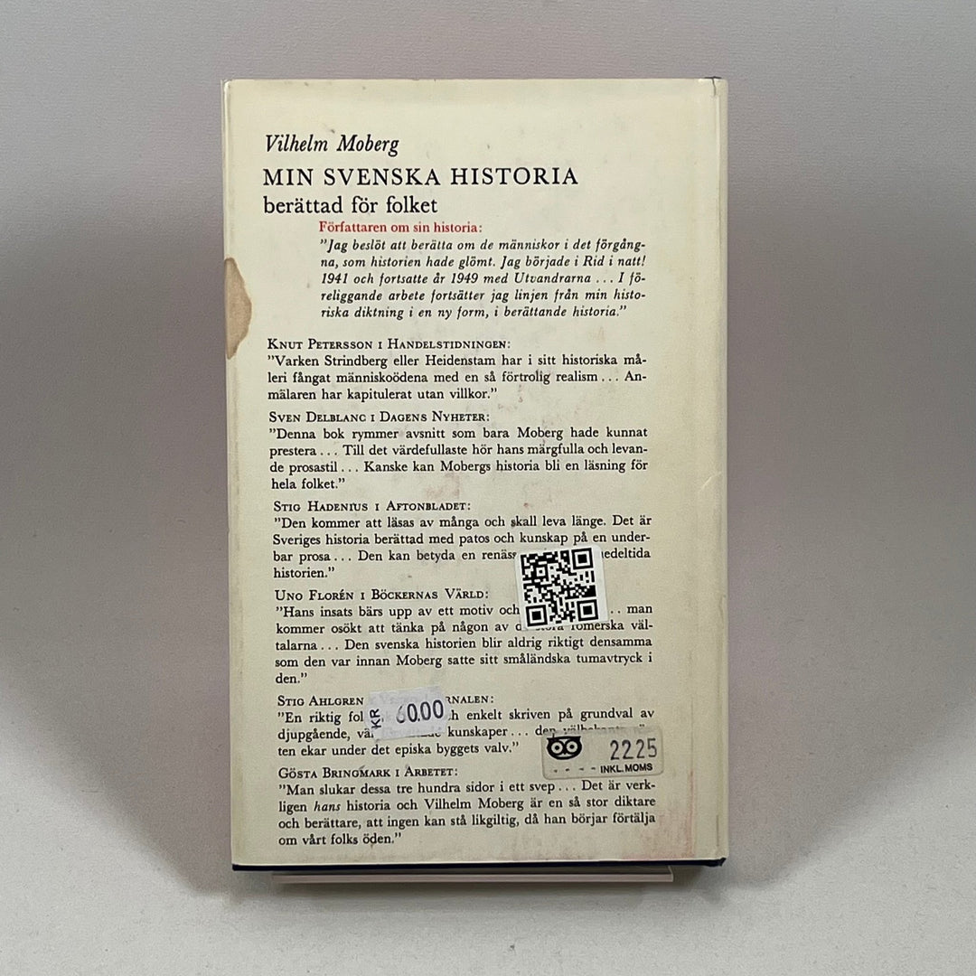 Vilhelm Mobergs "Min Svenska Historia" - Engagerande Berättelse - Homy Secondhand Online