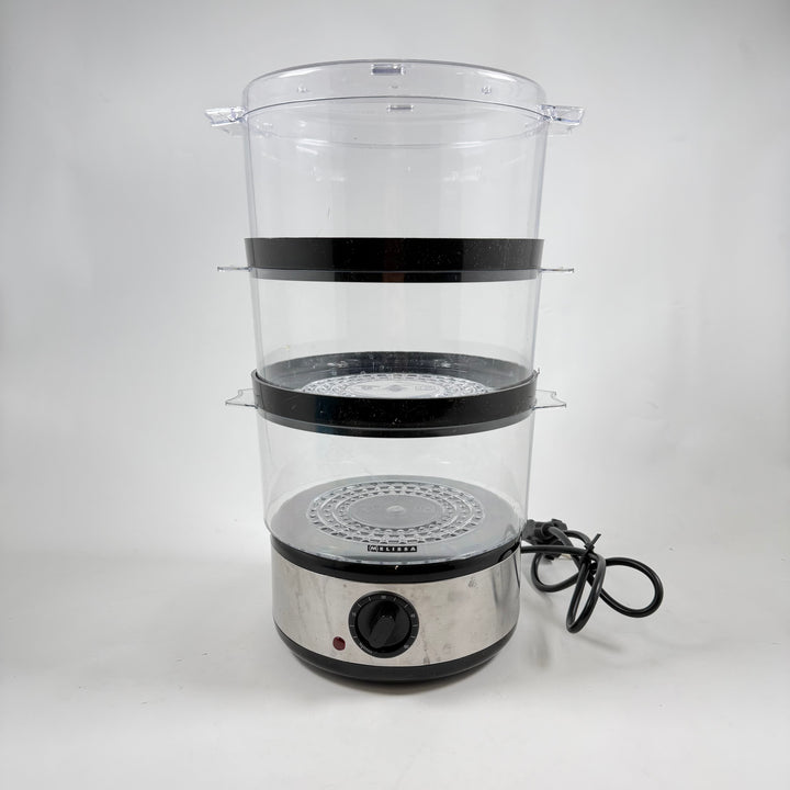 Melissa ångkokare med tre nivåer, elegant design