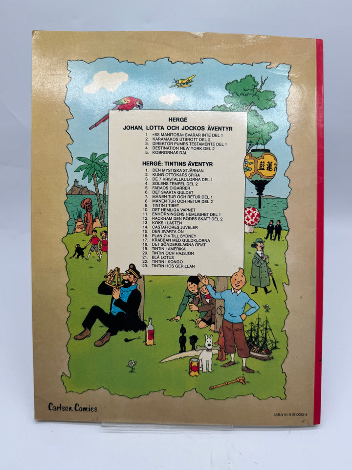 Tintin Månen tur och retur del 1 retro seriealbum