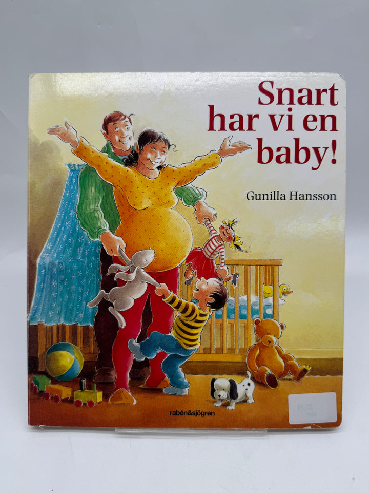 Snart har vi en baby barnbok Rabén Sjögren