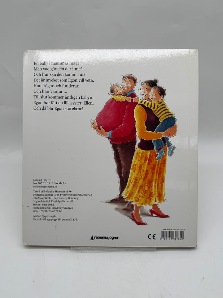 Snart har vi en baby barnbok Rabén Sjögren