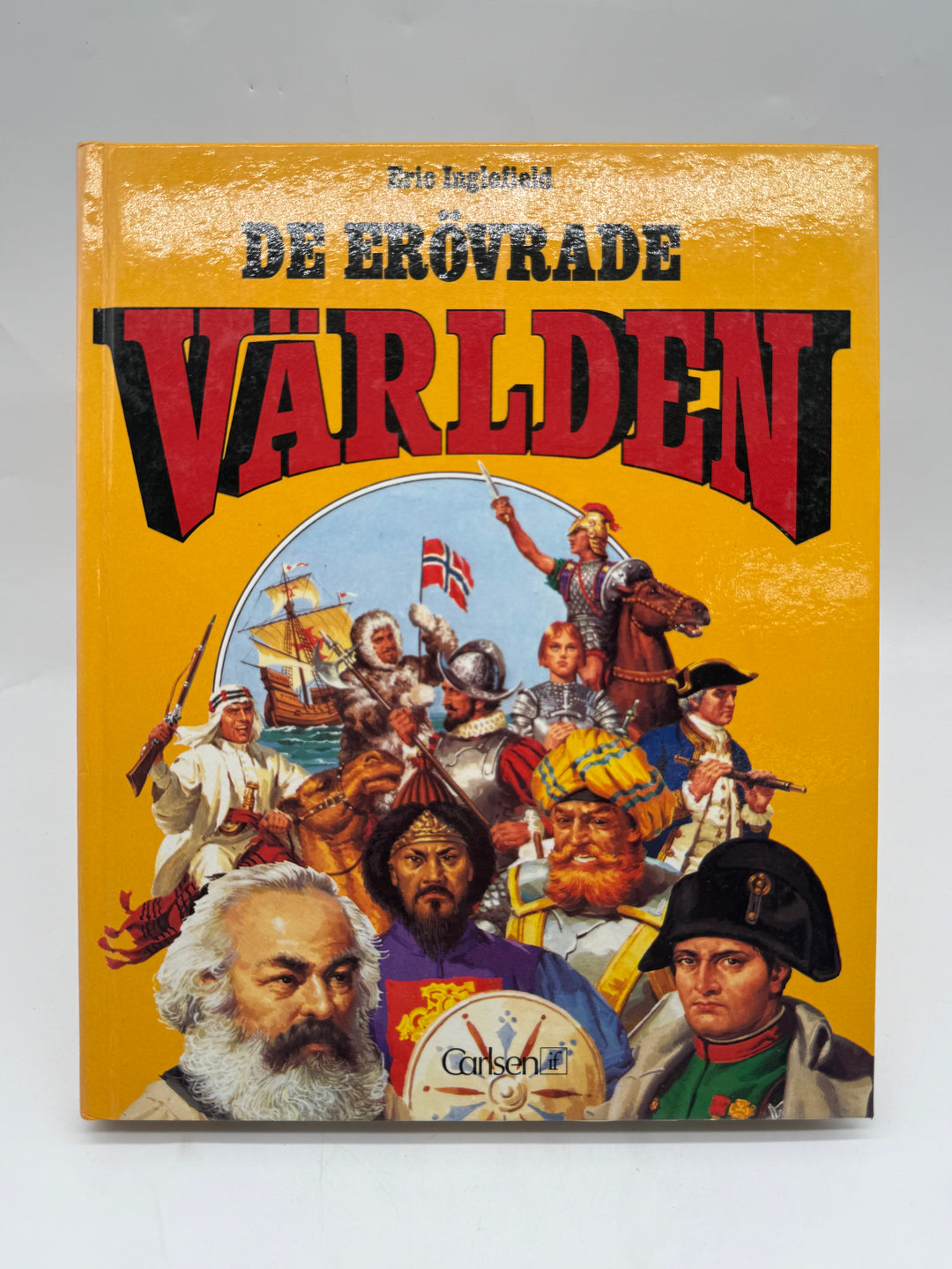 Retro historiebok De erövrade världen Carlsen