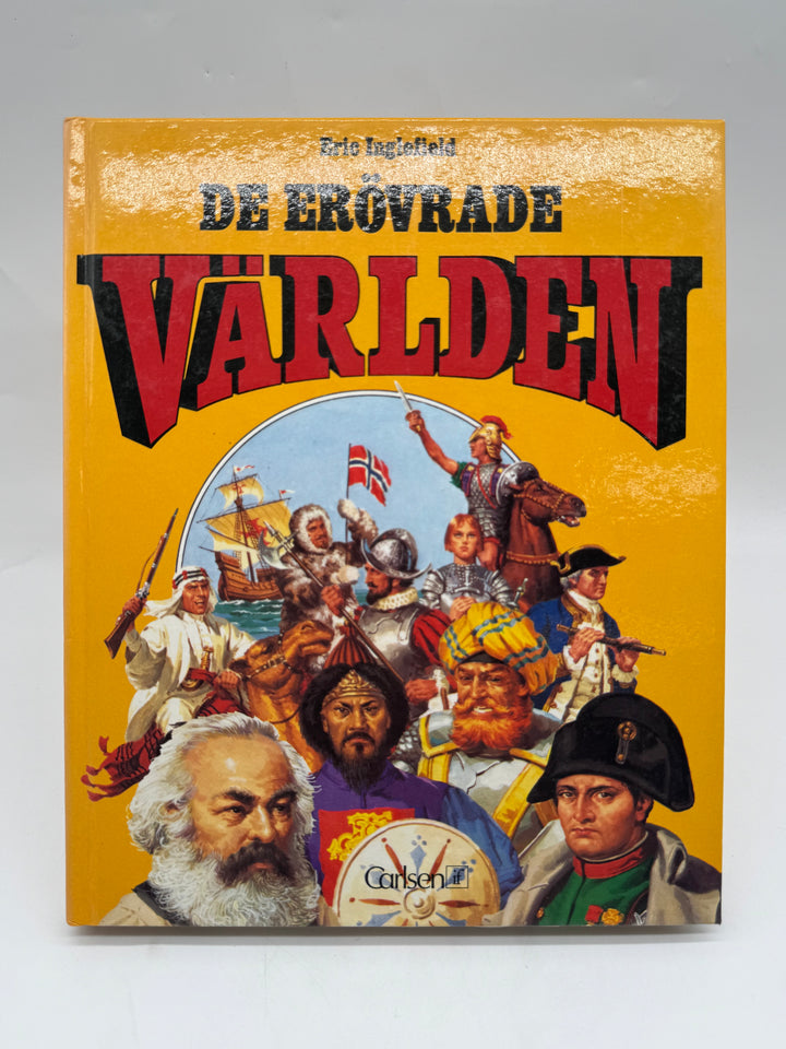 Retro historiebok De erövrade världen Carlsen
