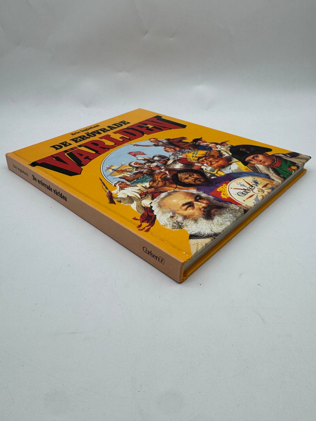 Retro historiebok De erövrade världen Carlsen
