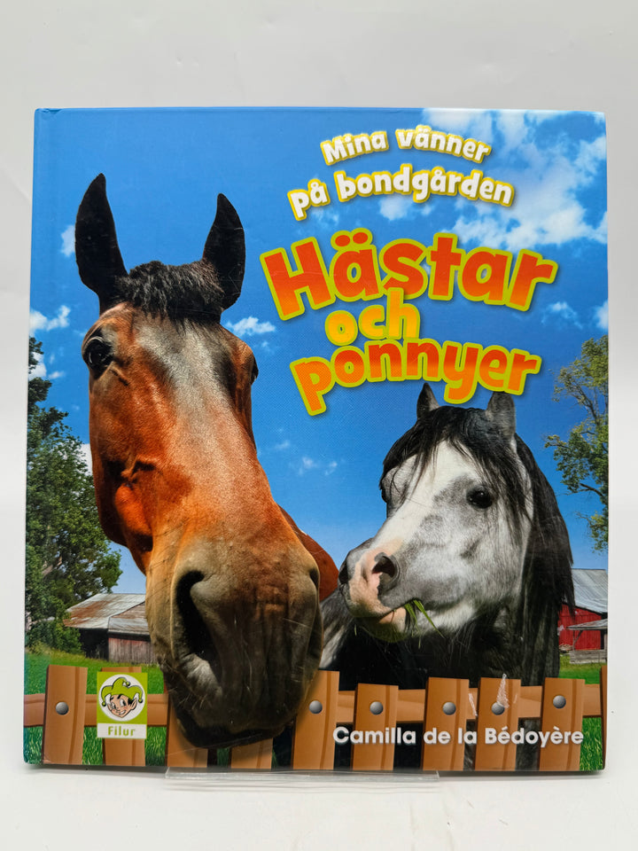 Barnbok Hästar och ponnyer faktabok Filur