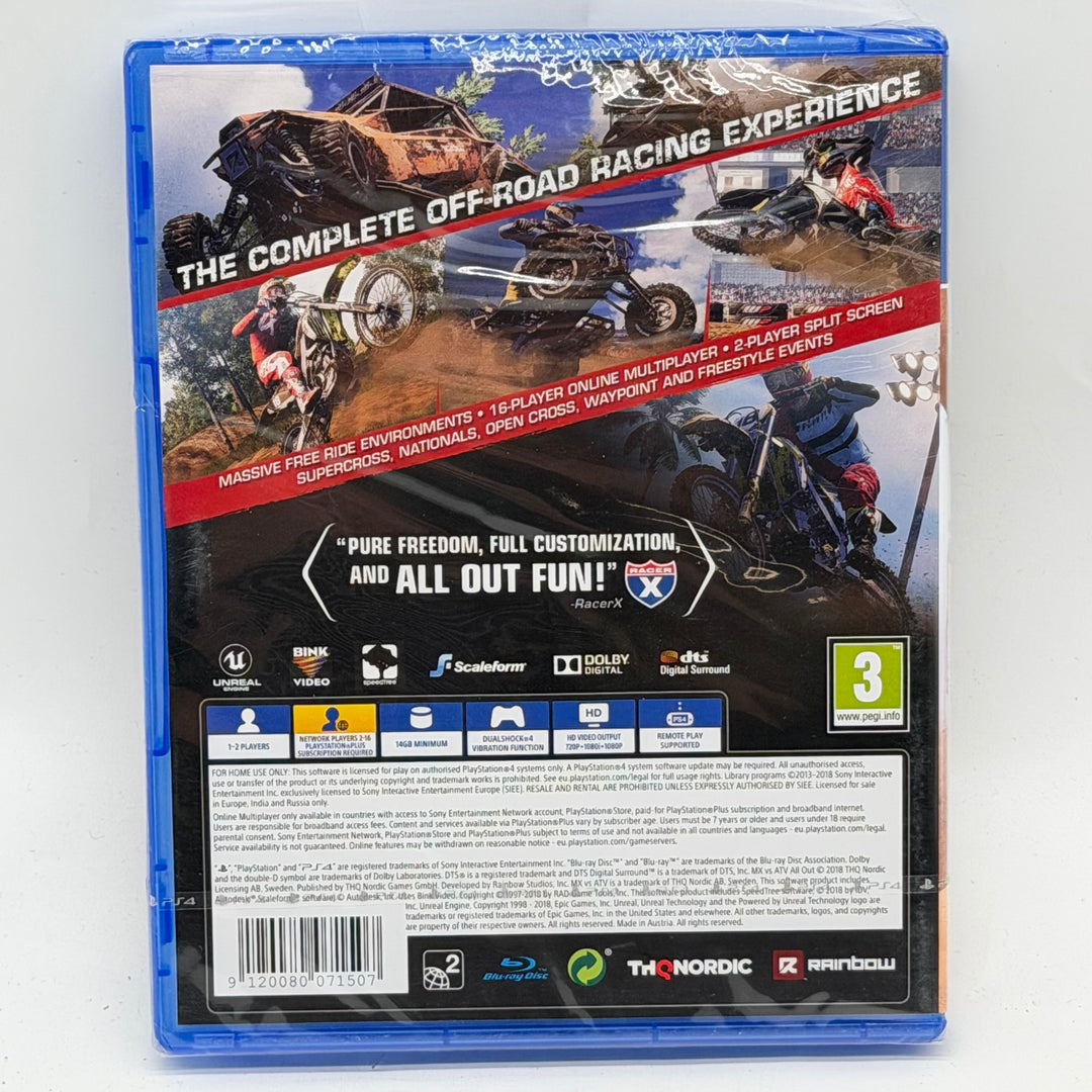 MX vs ATV All Out PS4 racingspel begagnat