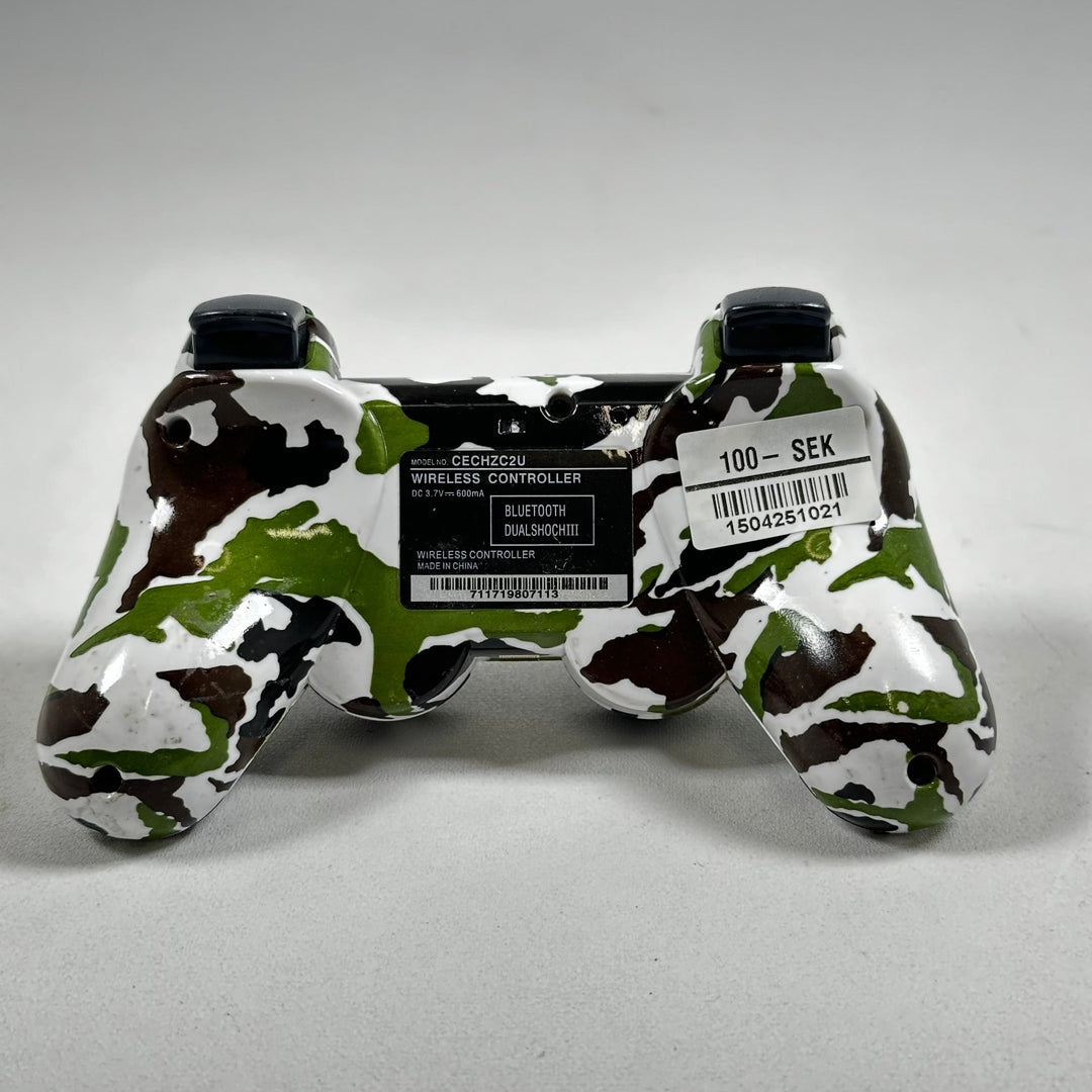 Kamouflagemönstrad spelkontroll för PS3