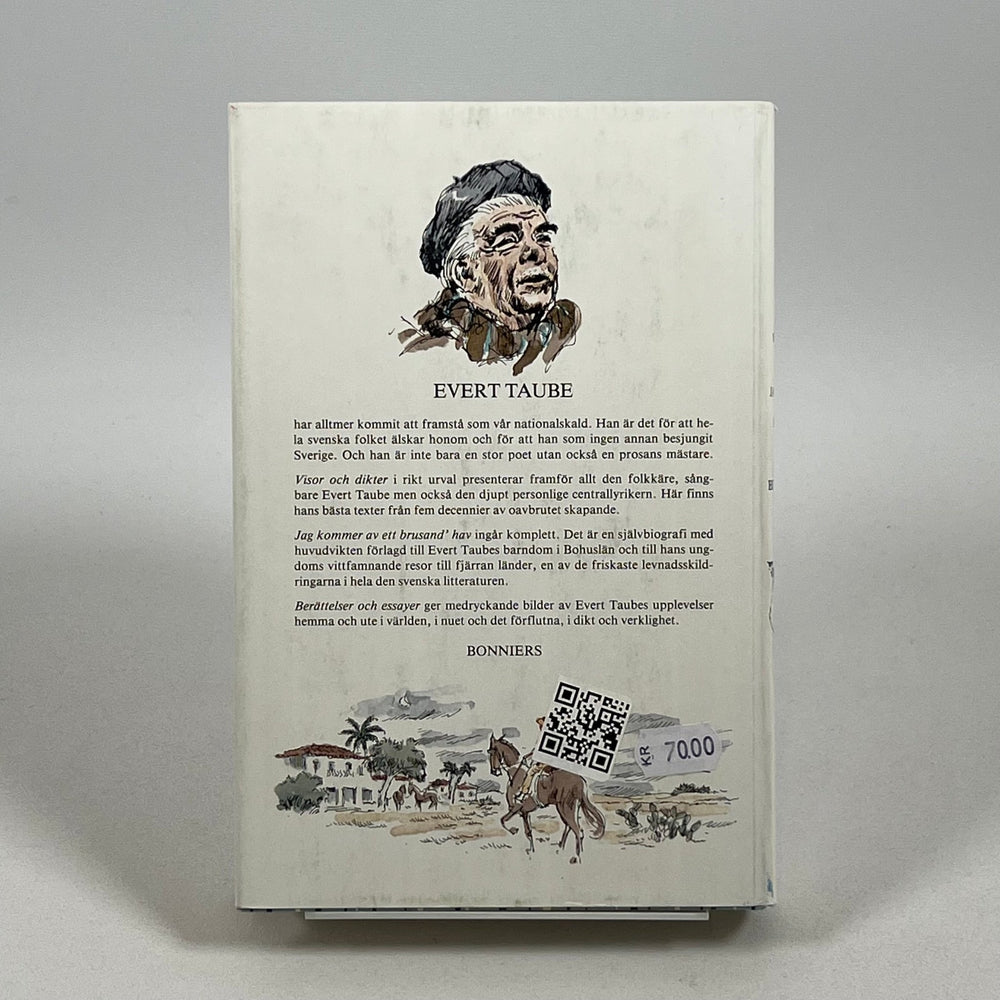 Evert Taube Visor och Dikter – Klassisk Svensk Litteratur - Homy Secondhand Online