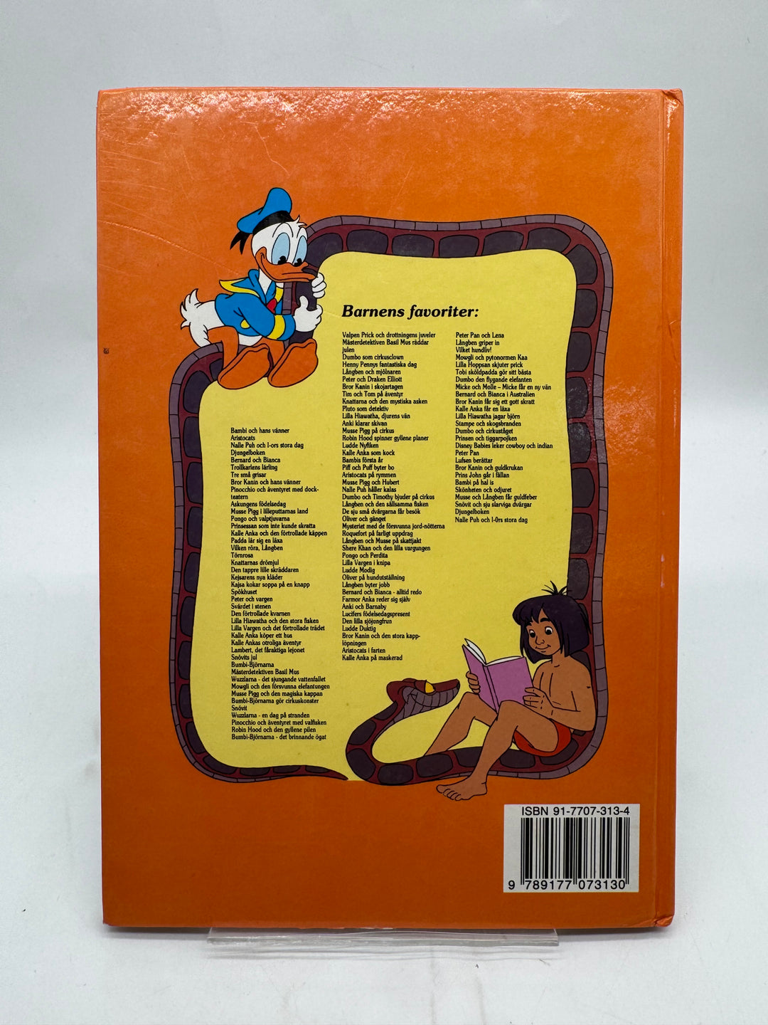 Retro barnbok Nalle Puh I-ors stora dag
