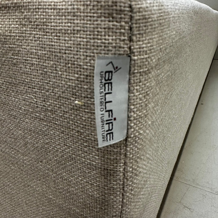 Elegant säng i beige tyg - Homy Secondhand Online