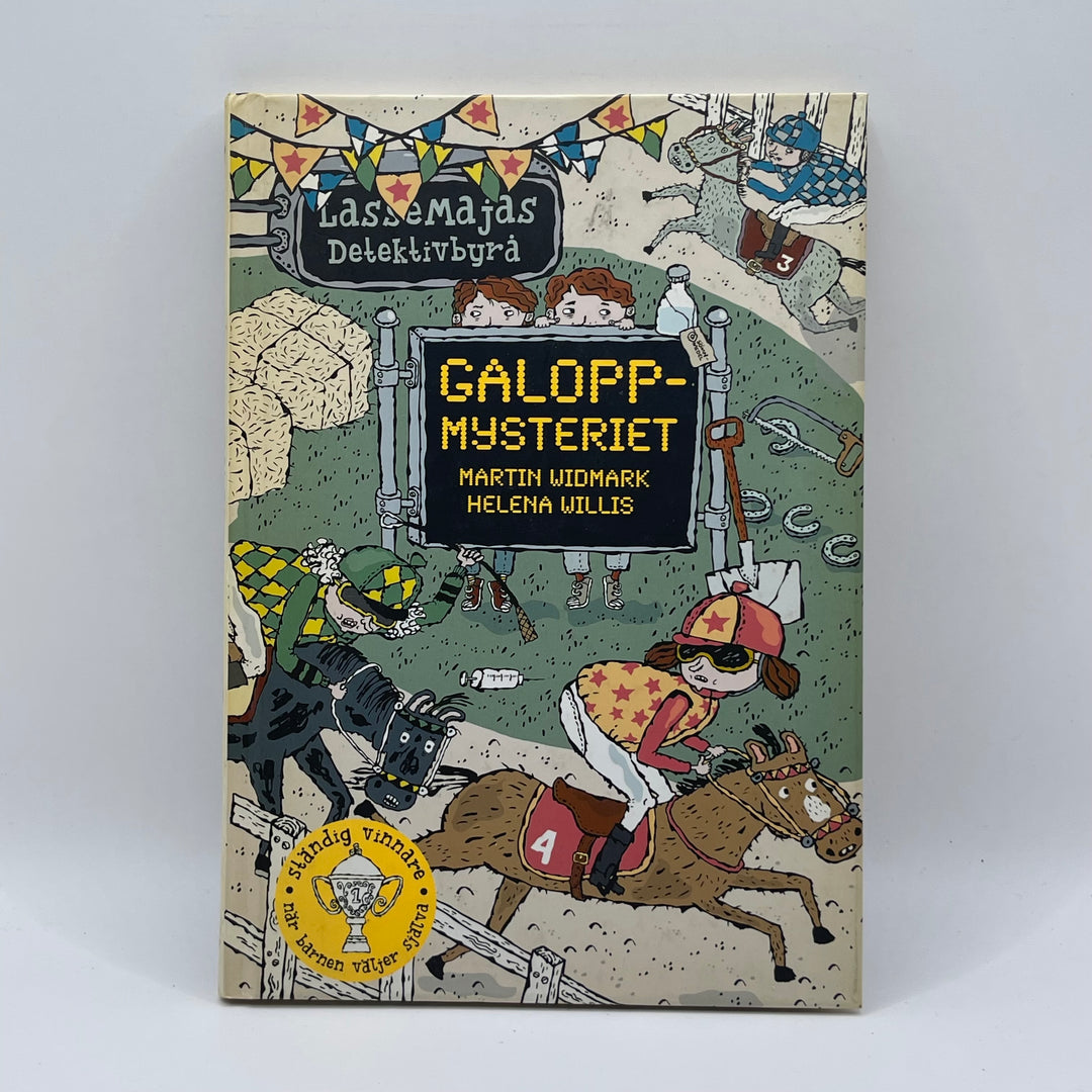 LasseMajas Detektivbyrå Galoppmysteriet Barnbok Begagnad
