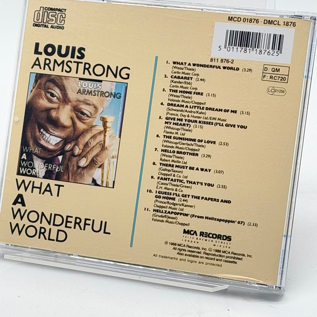 CD Louis Armstrong What a Wonderful World Retro