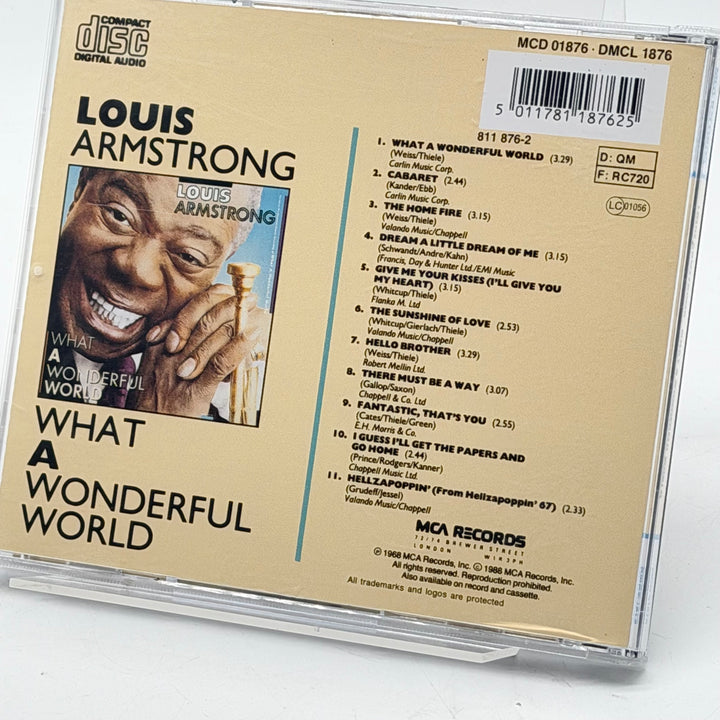 CD Louis Armstrong What a Wonderful World Retro