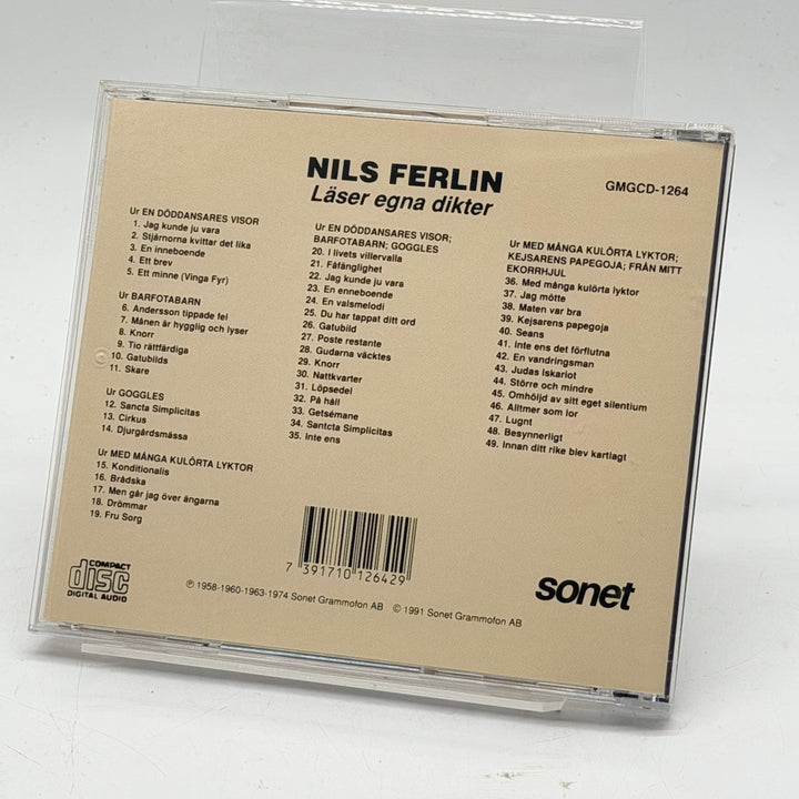Retro CD Nils Ferlin Läser Egna Dikter