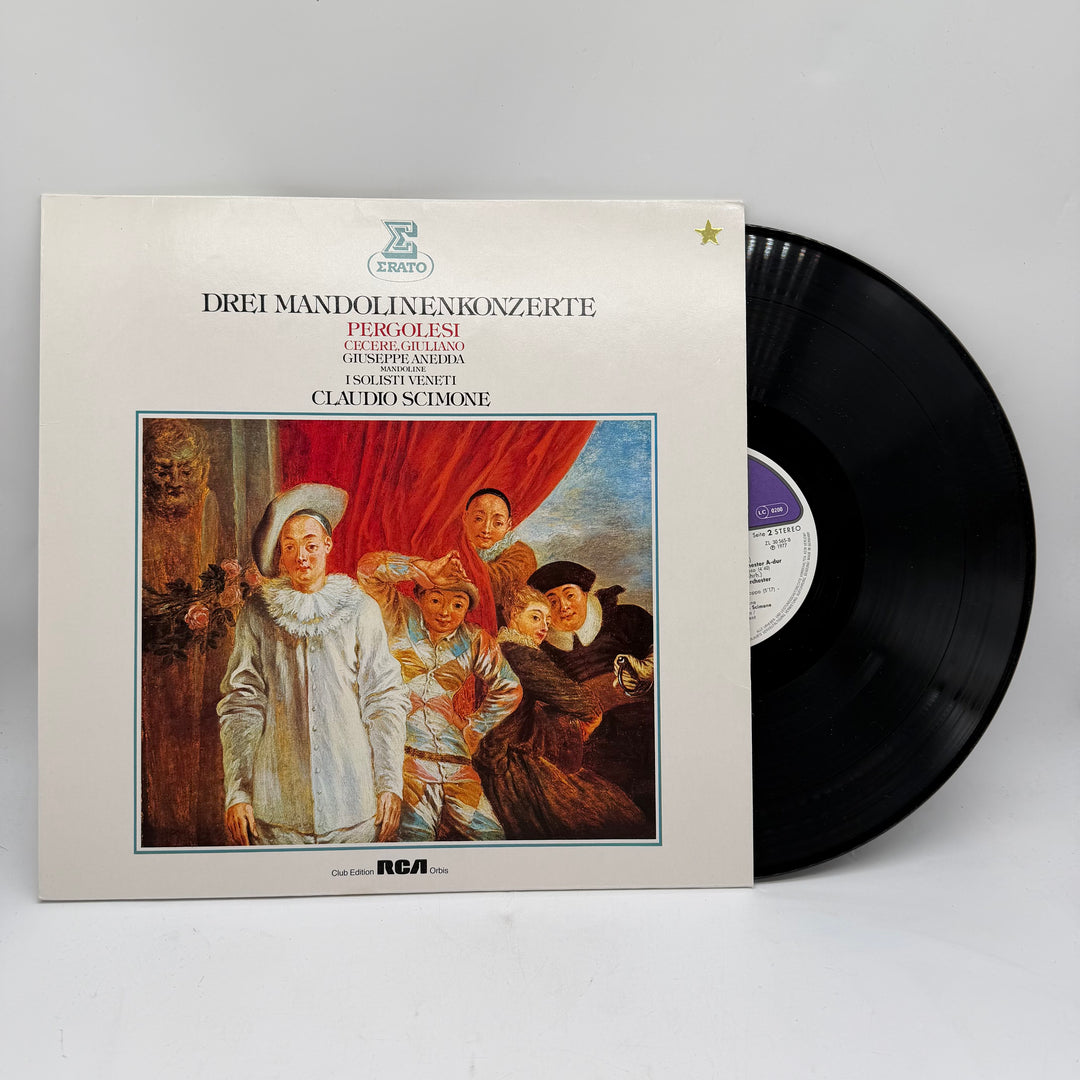 Vintage RCA Vinyl Drei Mandolinenkonzerte Retro