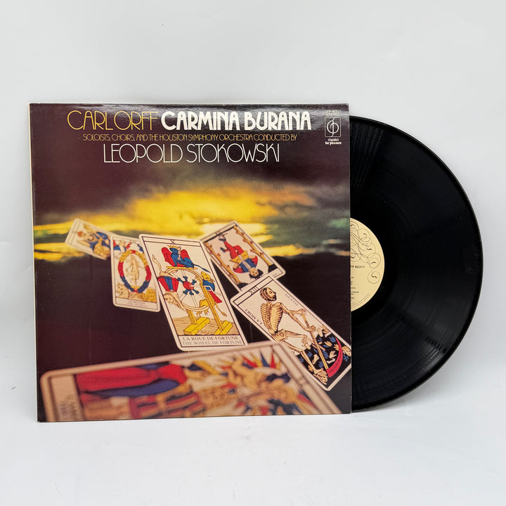 Carmina Burana vinyl Leopold Stokowski retro