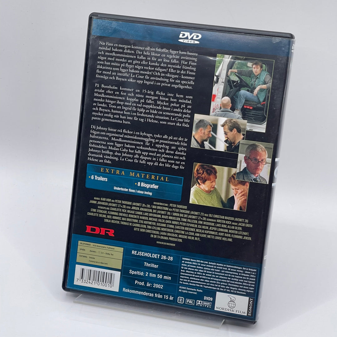 Mordkommissionen DVD Nordisk Thriller från 2002