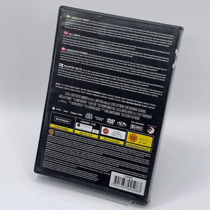 Clint Eastwood DVD Absolute Power Thriller