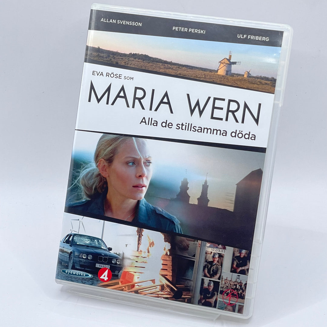 Maria Wern DVD Spännande Kriminalserie Begagnad