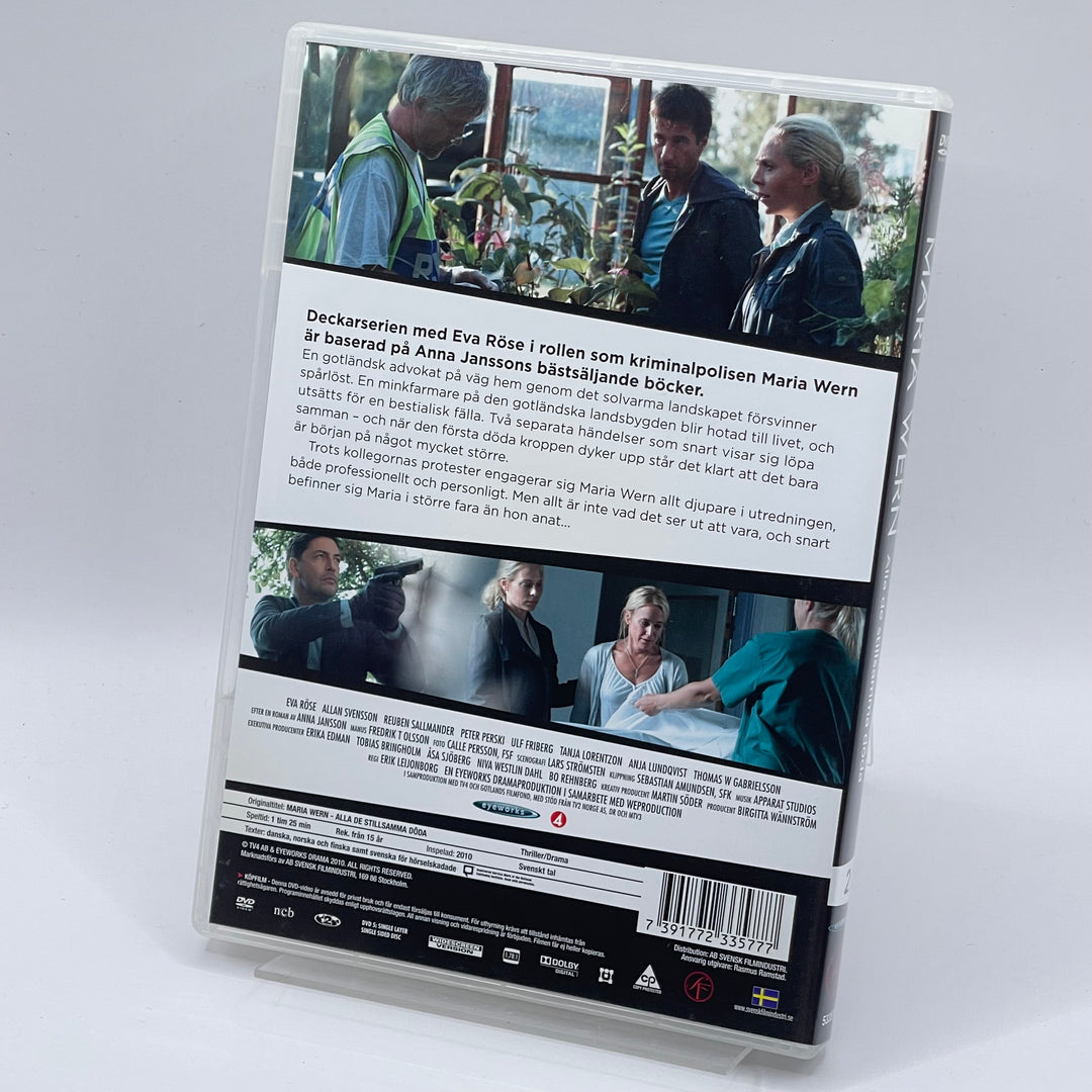 Maria Wern DVD Spännande Kriminalserie Begagnad