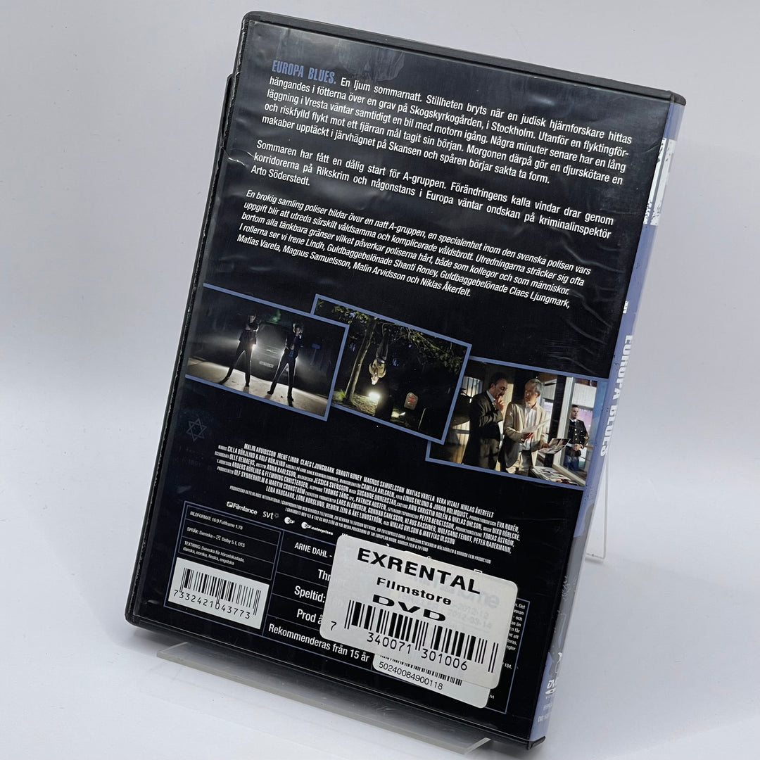 DVD Europa Blues Arne Dahl Mycket Gott Skick