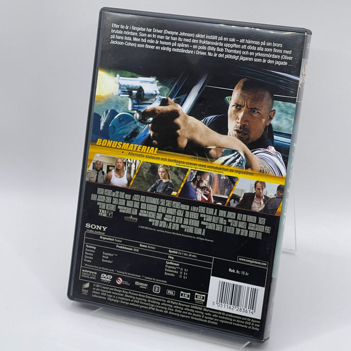 Actionfylld DVD Faster med Dwayne Johnson