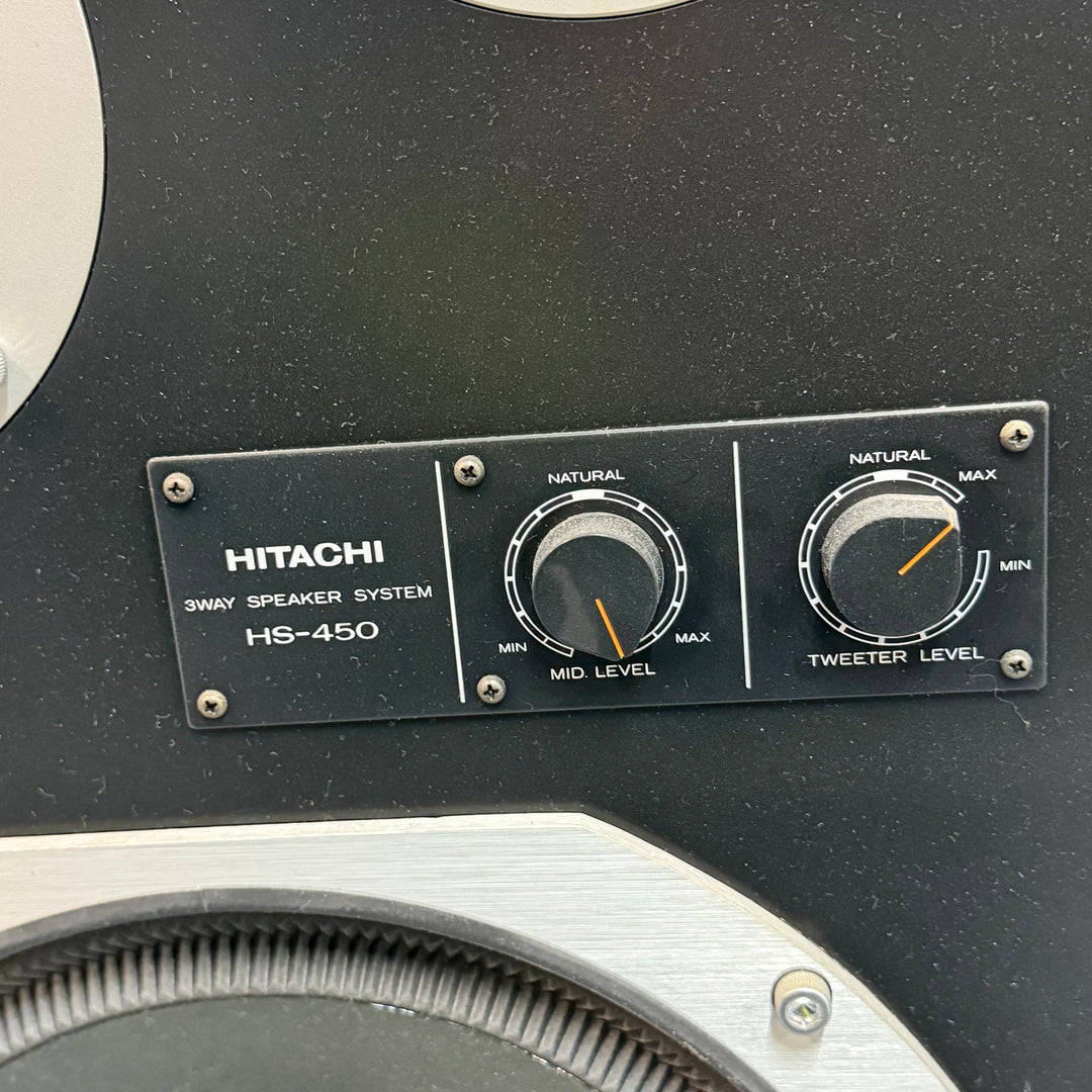 Retro golvhögtalare Hitachi HS-450 träkabinett