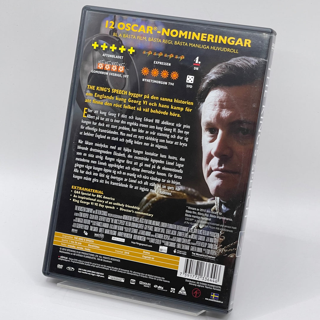 Oscarvinnande DVD The King's Speech begagnad