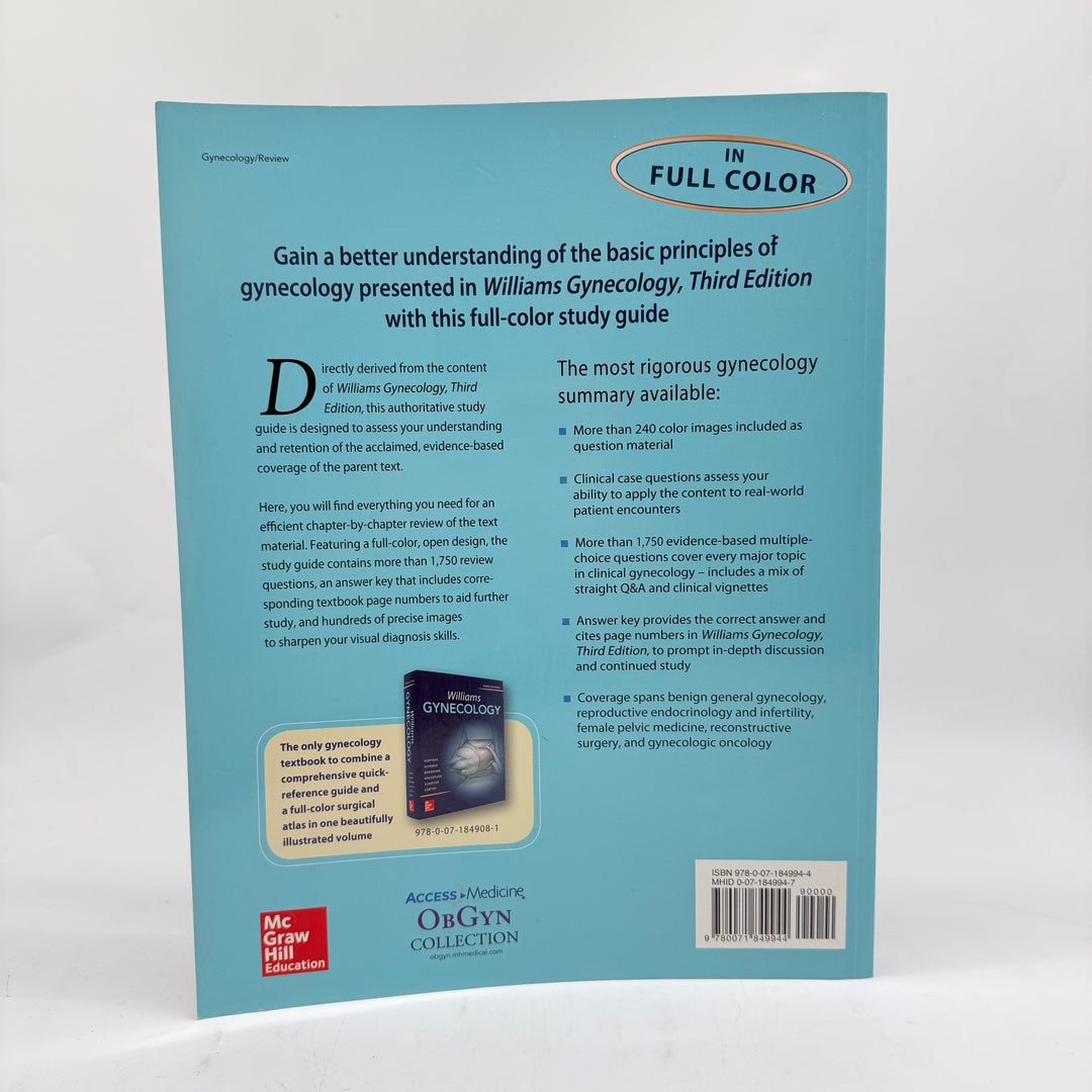 Williams Gynecology Studieguide Tredje Upplagan