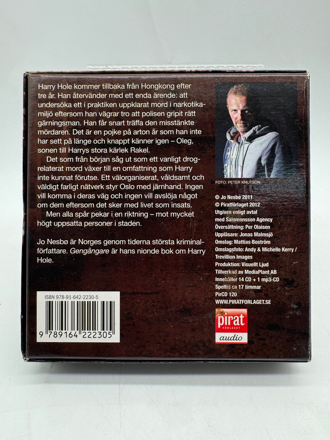 Jo Nesbø Gengångare ljudbok CD box begagnad