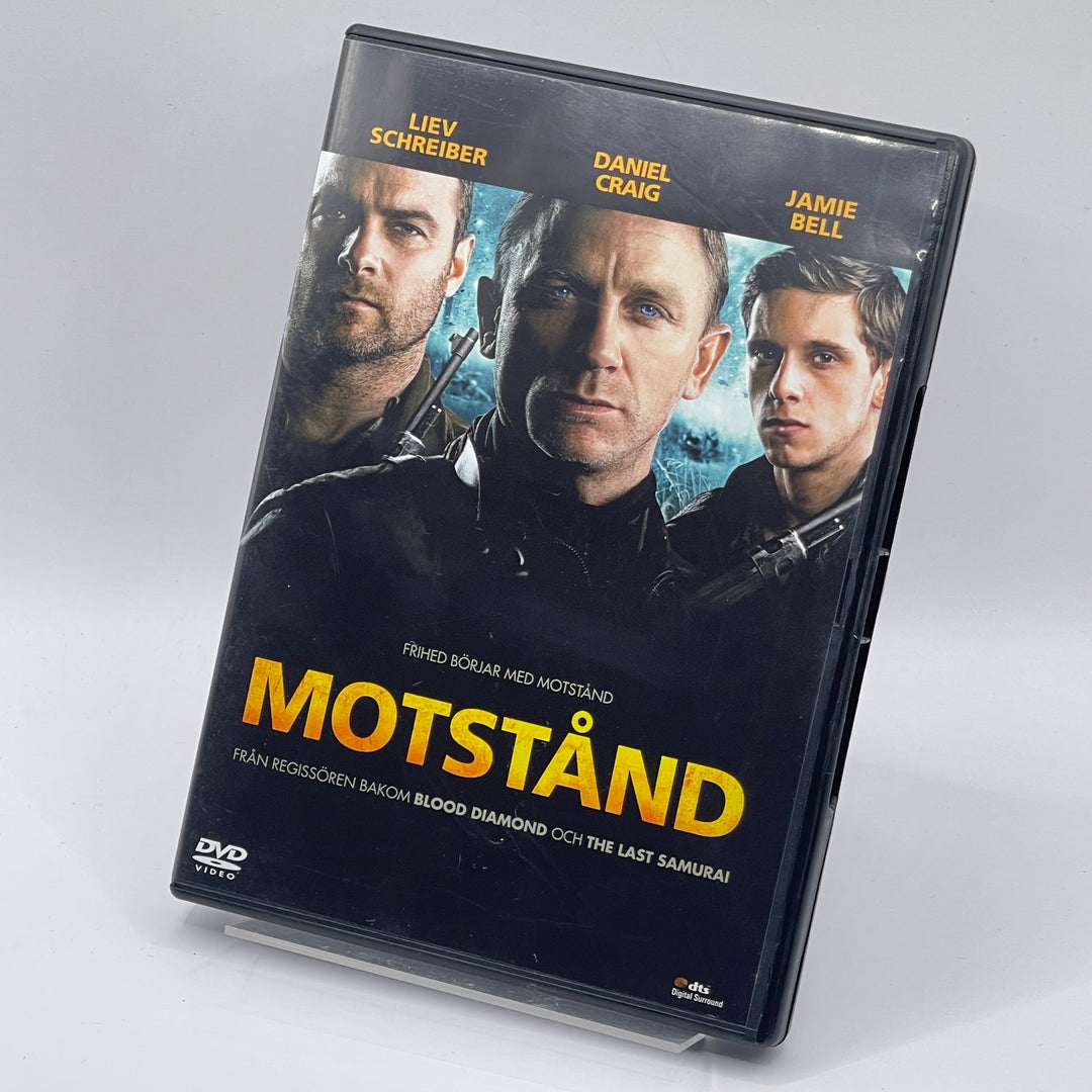 DVD Motstånd med Daniel Craig i toppenskick