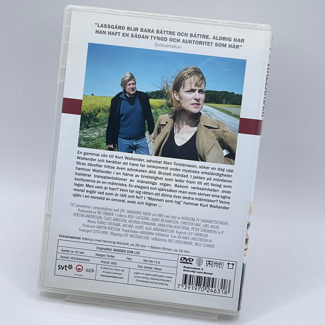 Klassisk DVD Wallander Mannen som log retro