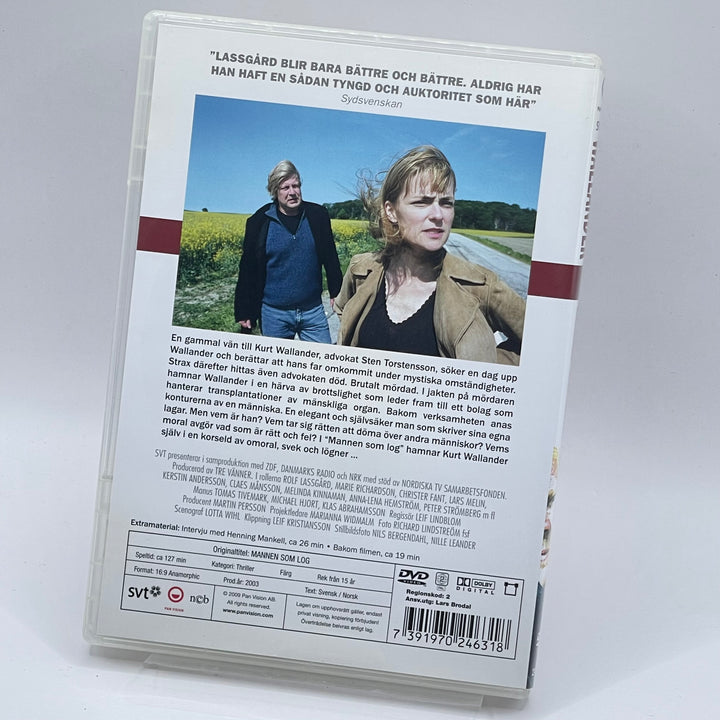Klassisk DVD Wallander Mannen som log retro