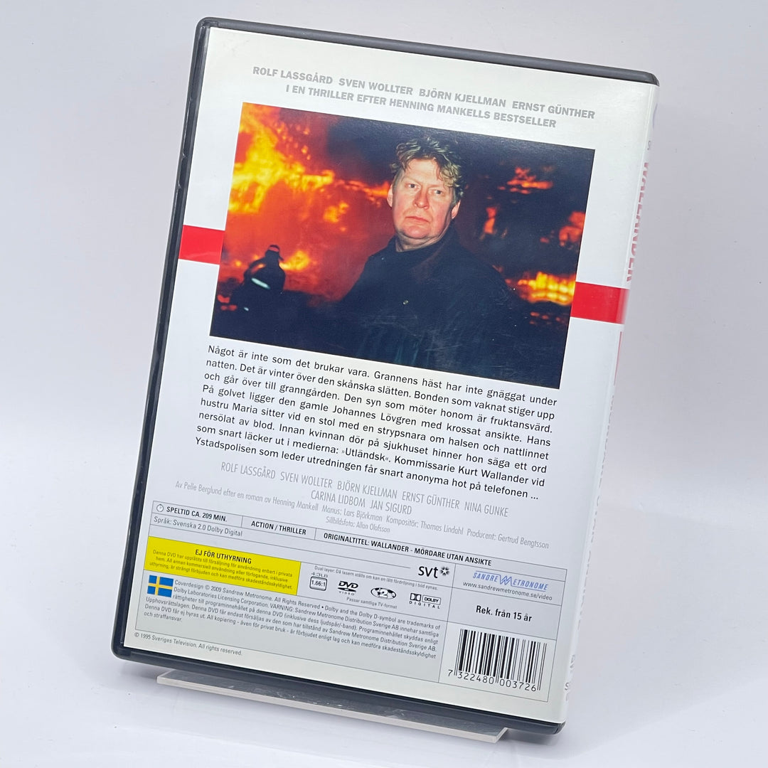 Wallander Mördare utan ansikte DVD SVT