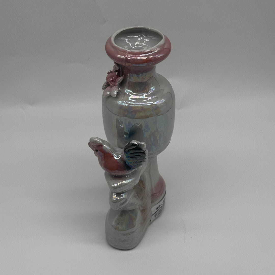 Keramikvas med figurmotiv i pastellfärger - Homy Secondhand Online